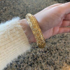 Kate Spade Keswick Bangle Bracelet 12K gold plate